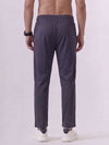 Cotton Rich Regular Fit Navy Popcorn Track Pant