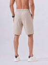 Combed Cotton Rich Beige Popcorn Shorts