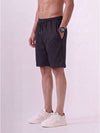 Combed Cotton Rich Black Popcorn Shorts