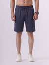 Combed Cotton Rich Navy Popcorn Shorts