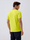 Men's 100% Cotton Crew Neck Tee Lime Green