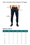 Men Combed Cotton Regular fit Jogger Camel