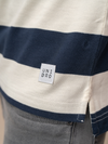 Men Smart Fit Engineered Polo T-Shirt OffWhite with Navy EN22