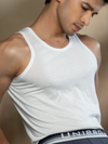 Men TENCEL™ Modal Fiber White Vest RN